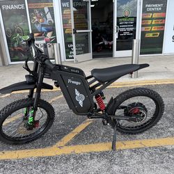 Freego X2 Pro Electric Dirt Bike 50MPH! Finance For $150 Down Payment!!