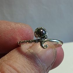 Pandora Disney Authentic Little Mermaid Ursula Pearl Ring Size 7  