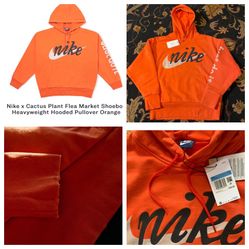 Nike Cactus Plant flea market Heavyweight Orange Hoodie