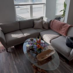 5-Seat Gray Sectional