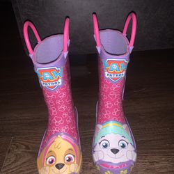 Size 7-8 Toddler Girl Rain Boots