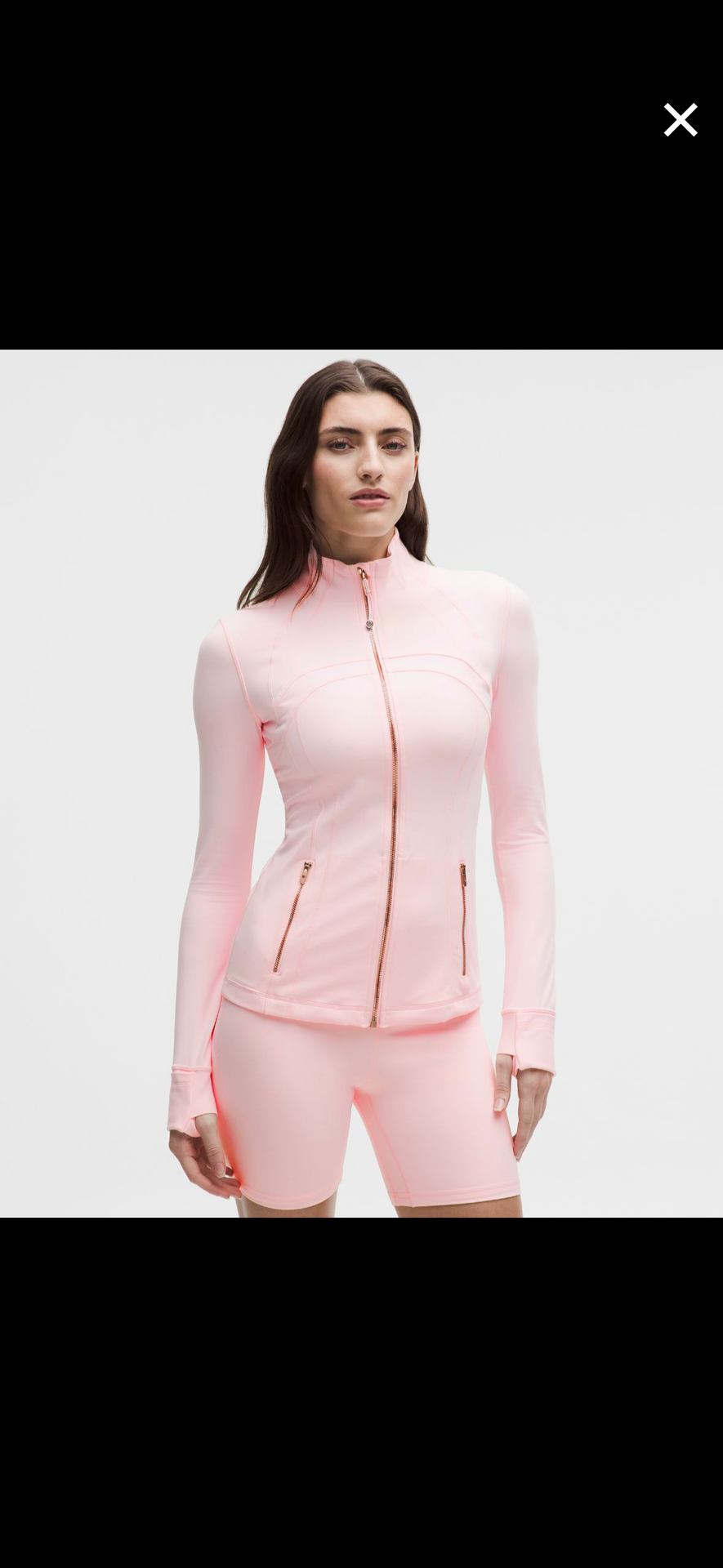lululemon define jacket set rose zipper with align legging