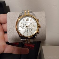 Yellow Gold/ Silver Watch
