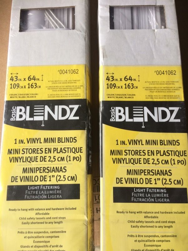 Blindz 43 inch x 64 inch, brand new
