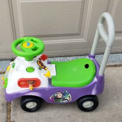 Disney Buzz Woody Activity Talking Ride On Toddler Push Toy