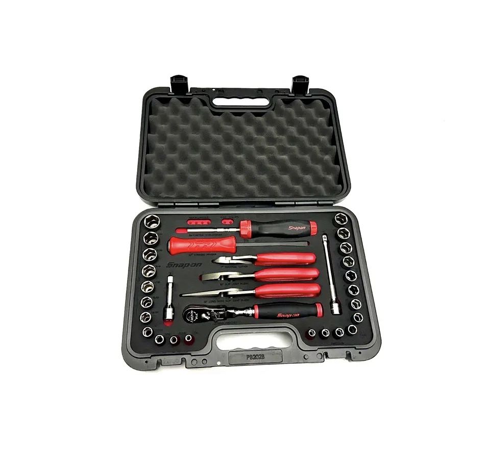 Snap-on Tools NEW 233FSMBFR 3/8"dr 33pc METRIC - SAE General Service Foam Set