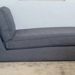 Grey Ikea Chase Lounger - Accent Chair