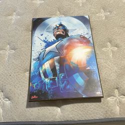 Captain America Wood Picture