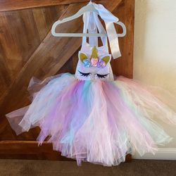 Toddler Unicorn Dress 2-4t