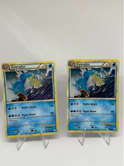 X2 Gyarados 4/123 HeartGold SoulSilver Rare Holo Pokemon TCG LP/NM