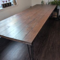 Custom made 9ft. table.
