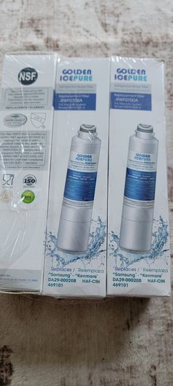 GOLDEN ICEPURE RWF0700A Refrigerator Water Filter Replacement for Samsung/KENMORE DA29-00020B, HAF-CIN/EXP, RF263BEAESR, RF28HMEDBSR, RF28HFEDTSR, RF2