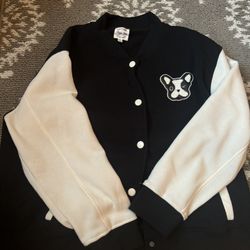 Hippie Rose Varsity Jacket Xl