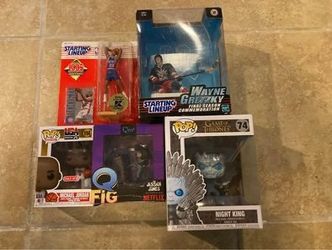 Action figure / Funko Pop lot w Jordan, Gretzky