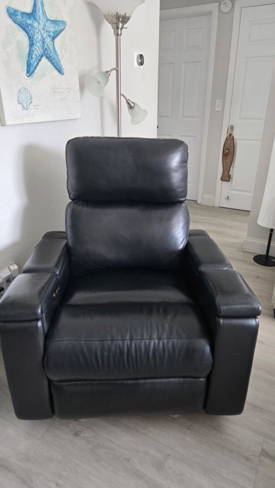 Leather Theater Chair