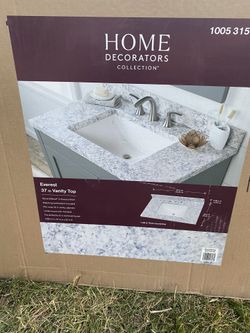 Vanity Top. 37 in. W x 22 in.