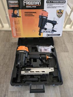 Freeman PFS9 Pneumatic 9 Gauge 2" Fencing Stapler