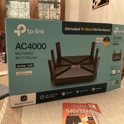 Tp Link Ac4000 Wifi router
