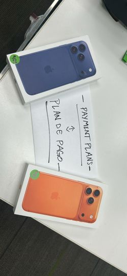 Apple iPhone  17 pro max  – Blue and Orange