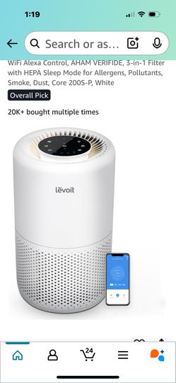 Levoit Hepa Clean Air Filter