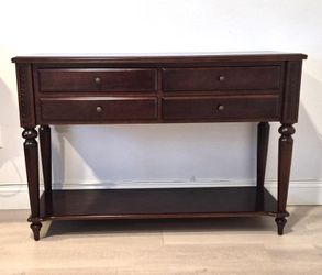 Vintage Bombay Company 4-Drawer Wood Console