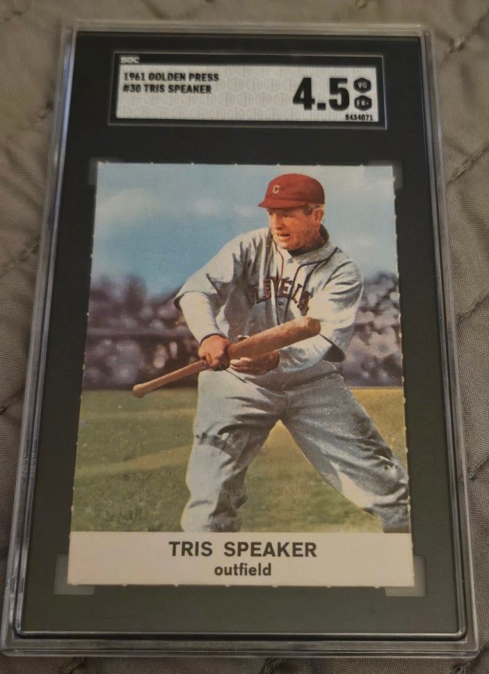 1961 Golden Press #30 Tris Speaker 