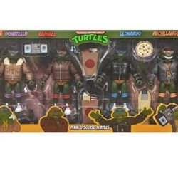 NECA TMNT Disguise Punk Turtles 7” Scale Action Figure 4-Pack NIB

