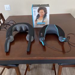 Two Neck Massagers With Soothing Heat