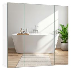 Medicine Cabinet/Bathroom Mirror with 3 Doors
