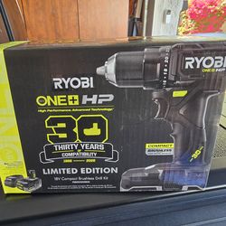 ONE+ HP 18V Brushless Cordless Compact 1/2 in. Drill/Driver 30th Anniversary Kit with 4.0 Ah Battery and Charger