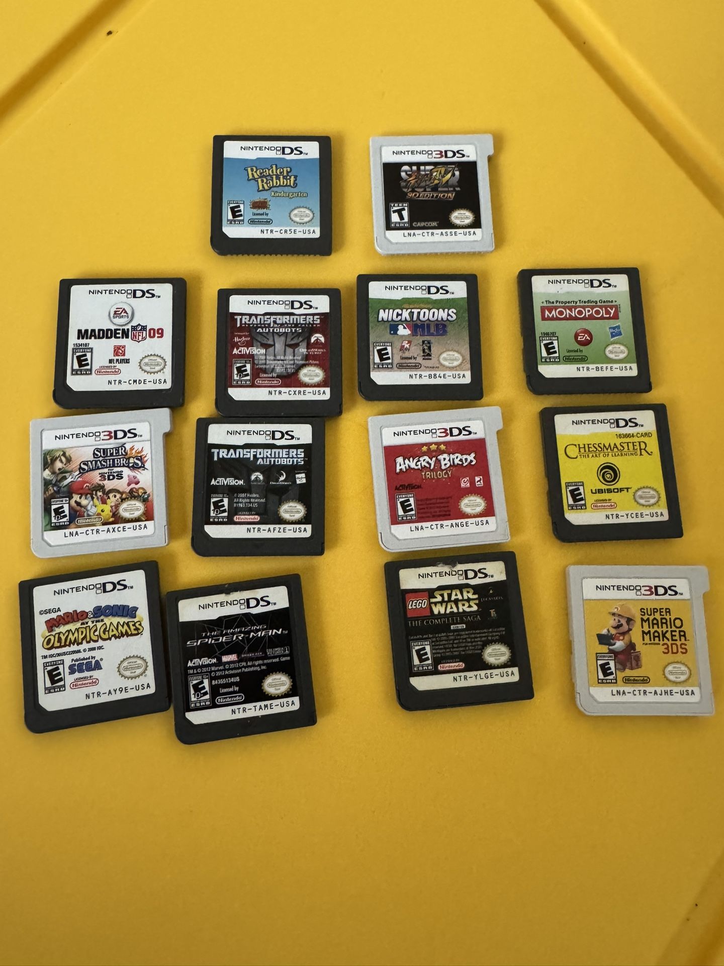 Nintendo DS And 3DS Games