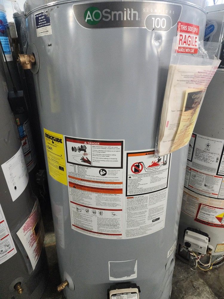 New 75 Gallons Water Heater Gas