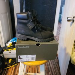 Timberland Black Suede Waterproof 6" 110% AUTHENTIC  Sz 8.5 $150