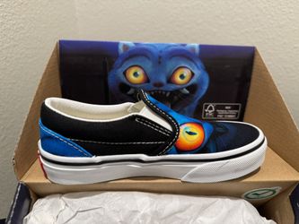 Kpop Demon Hunter Derpy Vans Slip On 11.5 Little Kids