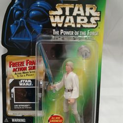 1997 Hasbro Star Wars The Power of the Force Luke Skywalker Action Figure New 