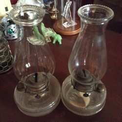 (2) Oil lamps  $65.00 CASH, TEXT FOR PRICES.  