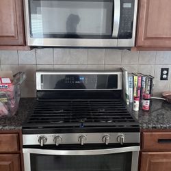 Microwave stove dishwasher Refrigerator 