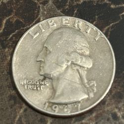 1967 Rare Quarter Coin