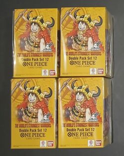 One Piece Card Game Double Pack Set 12 x4