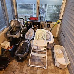 Baby Equipment, Toys, Clothes 