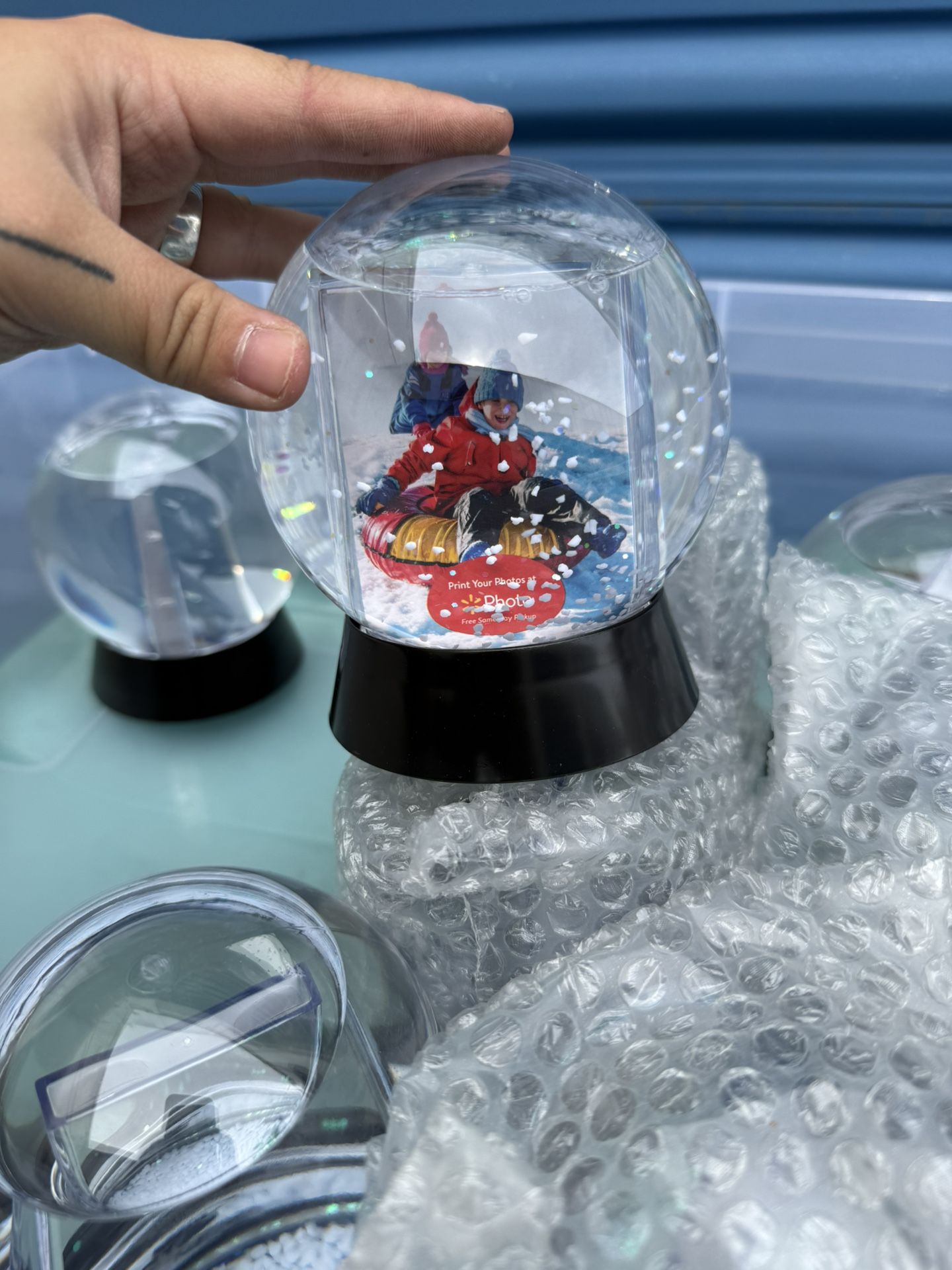 snow globe frame