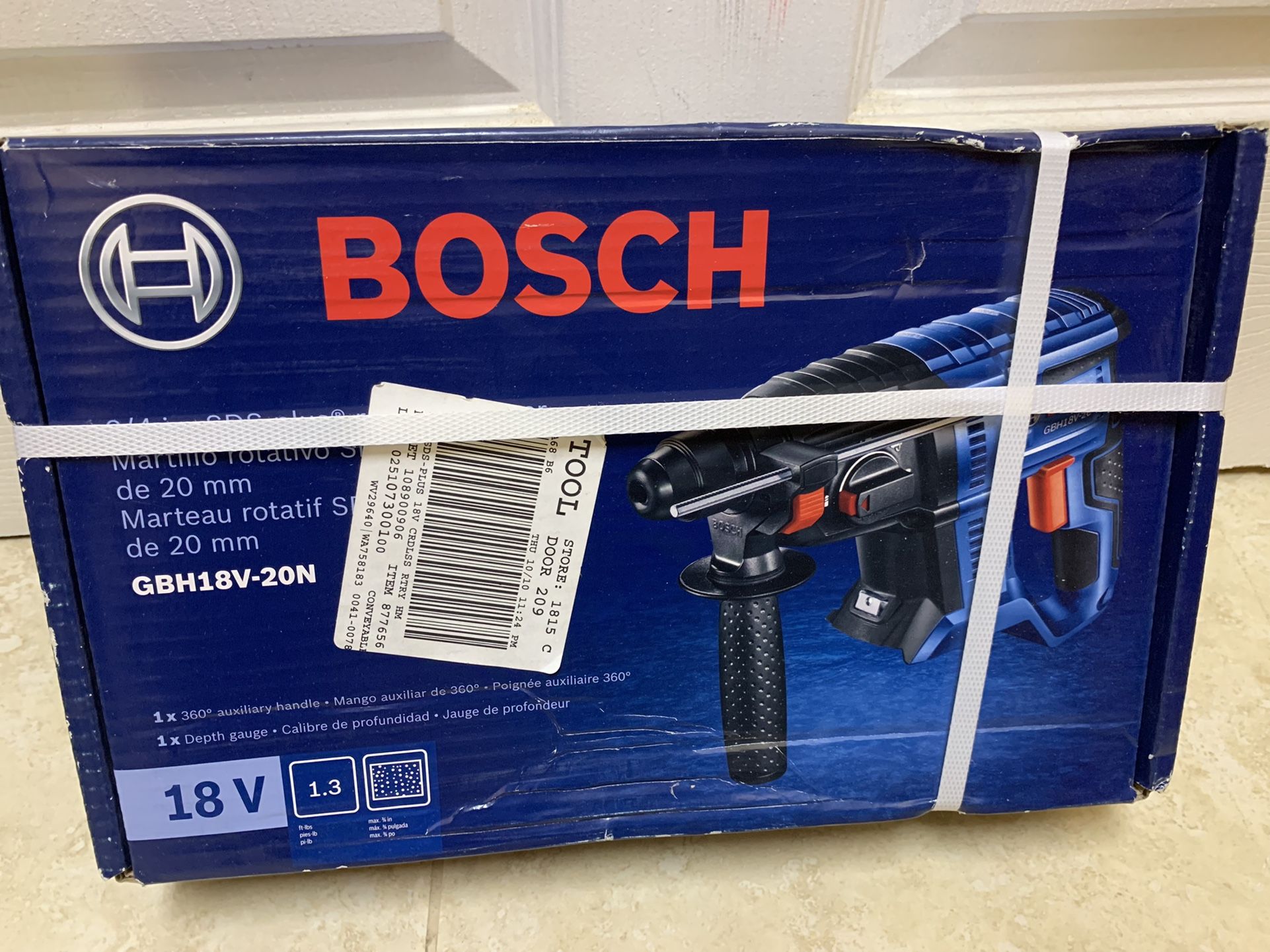 Bosch 3/4 in. SDS-PLUS Rotary Hammer (tool only)