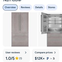 Tharmador 42" French Door Bottom Freezer Refrigerator Still In Box