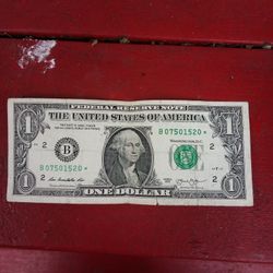 Dollar Bill With Star