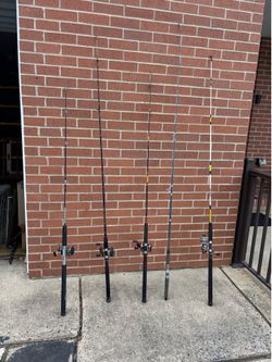 Fishing poles and reels