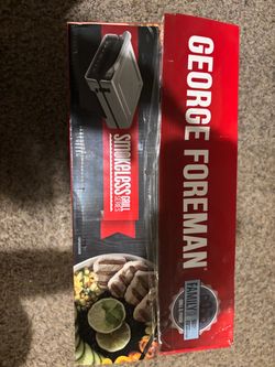 George Foreman smokeless grill