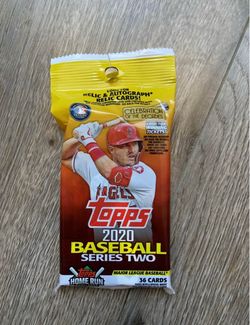 2020 Topps Series 2 MLB Baseball Factory Sealed JUMBO FAT PACK-34 Cards
