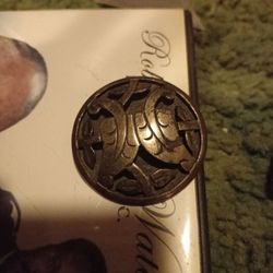 Antonio Reina ~ Vintage Mexican Sterling Leaves Flora Brooch / Pin / Pendant