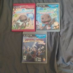 PS3 Games - LBP, LBP2, Medieval Moves
