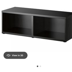 IKEA- BESTA Frame, black-brown, 47 1/4x15 3/4×15 "